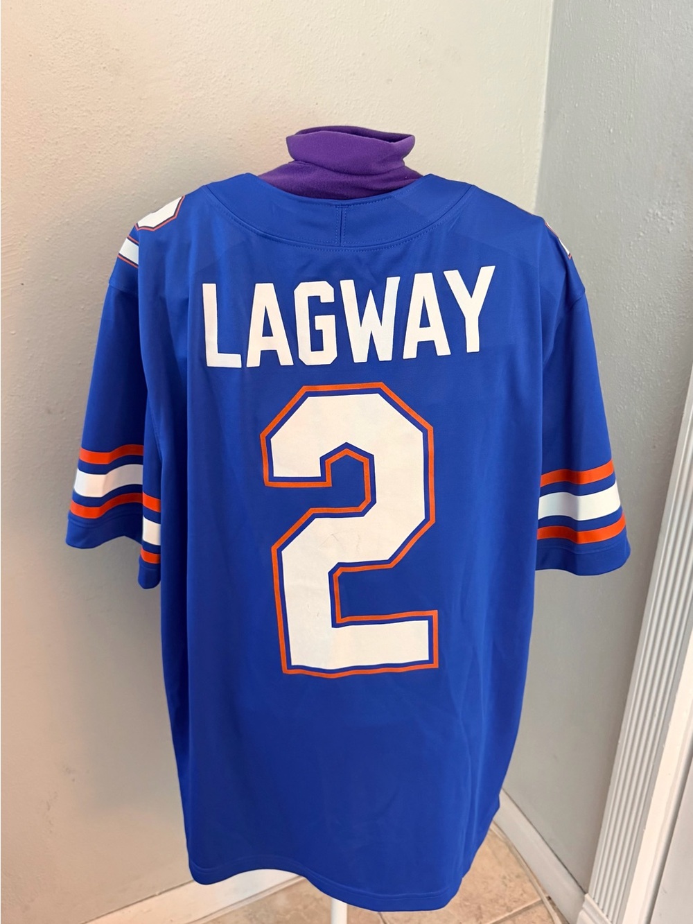 Jordan Brand Florida Gators DJ Lagway #2 Authentic Football Jersey Men’s Size L